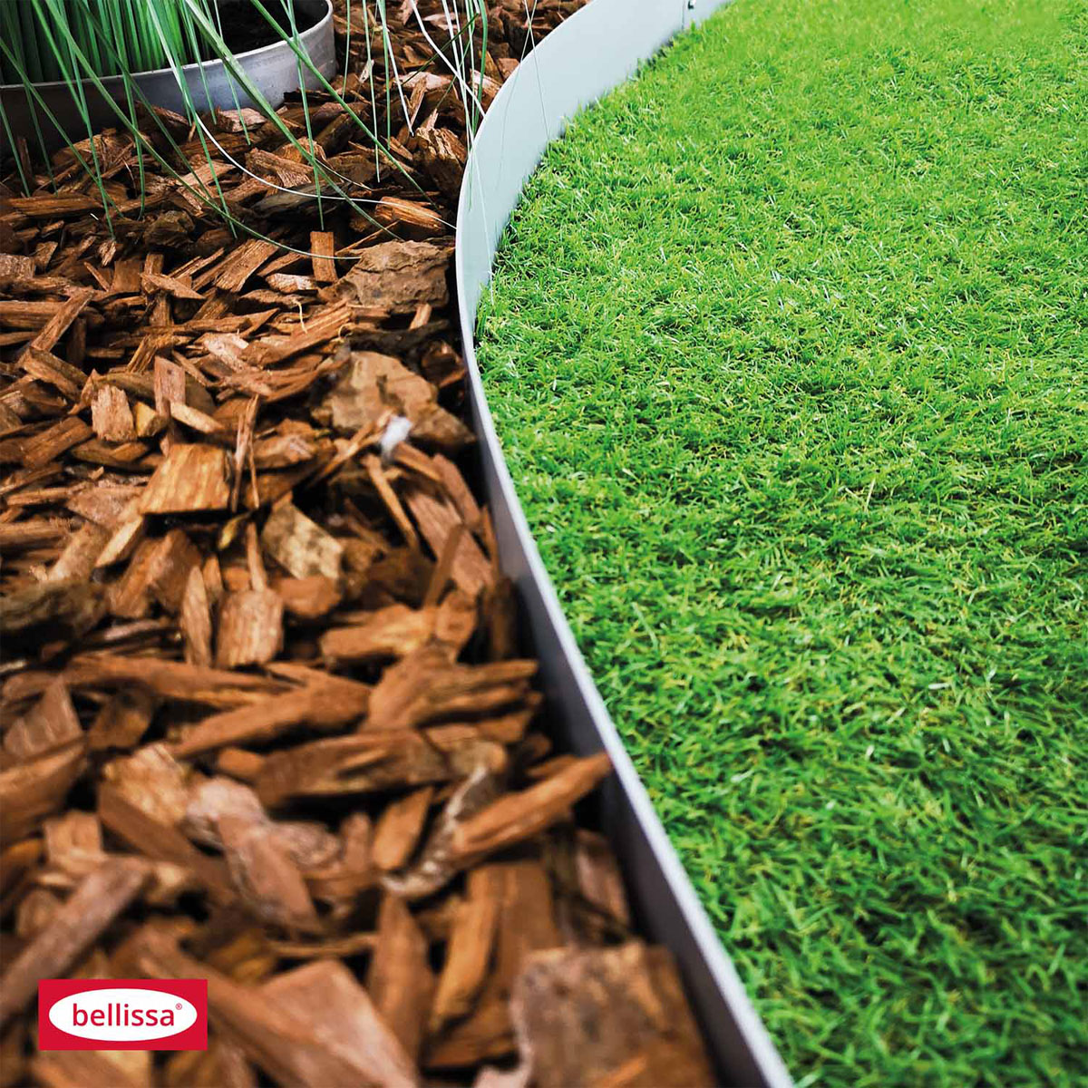 Rasenkante Spina 2er Set verzinkt 103 x 16 cm Bild 3