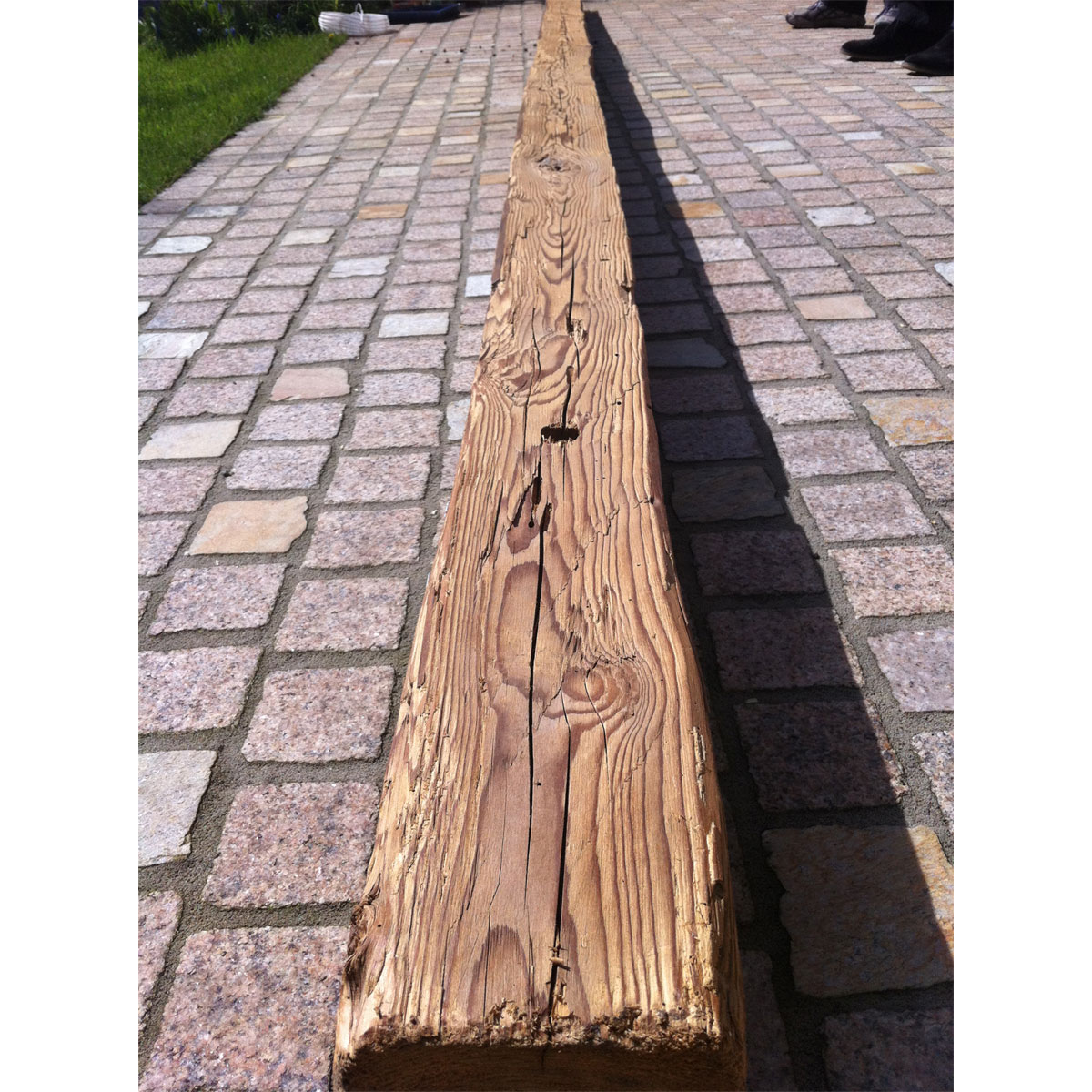 JÜRGENS  Altholz-Sparren natur 100 x 12 x 10 cm Bild 2