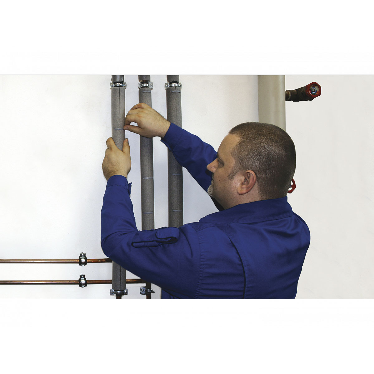 Saarpor Rohrisolierung für 15 mm 1 Meter Bild 2