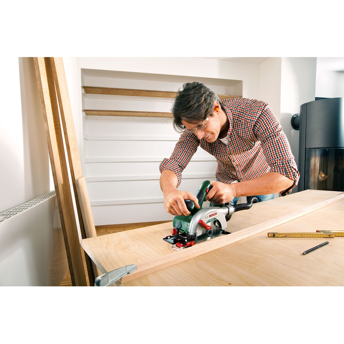 Bosch   Akku-Handkreissäge PKS 18 LI ohne Akku Bild 3