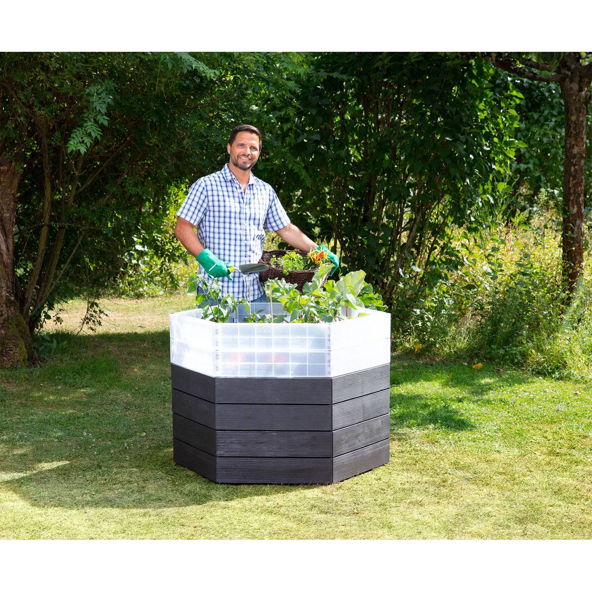 Garantia Hochbeet ERGO Turbo L 75 Wood Bild 5