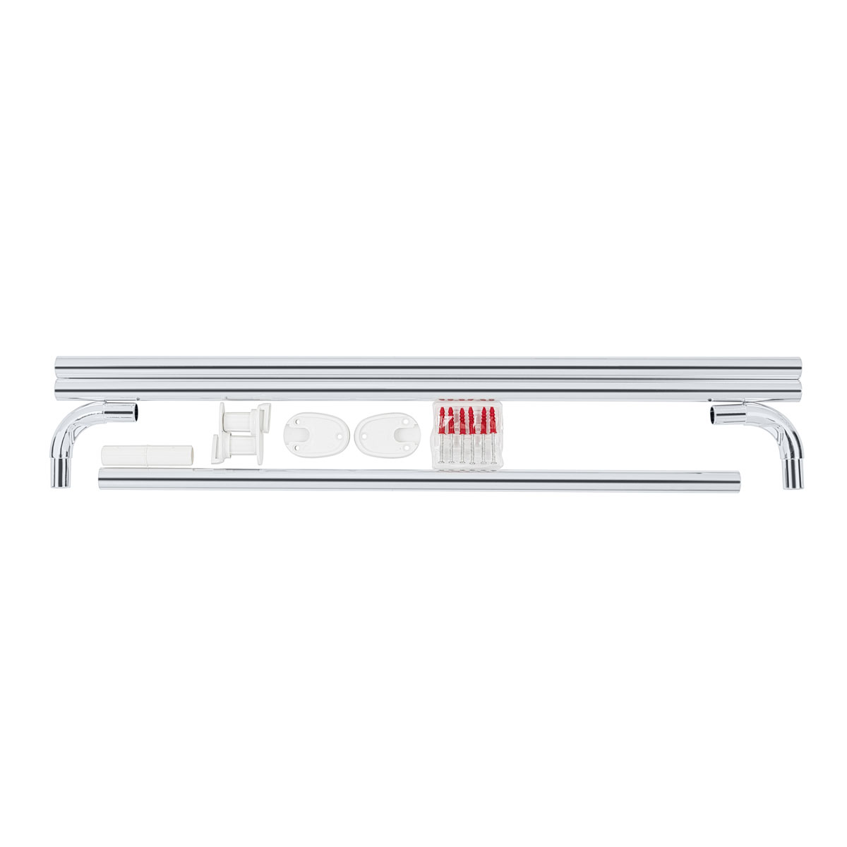 Wenko  Winkelstange Universal extra stark Chrom variabel 25 mm Bild 2