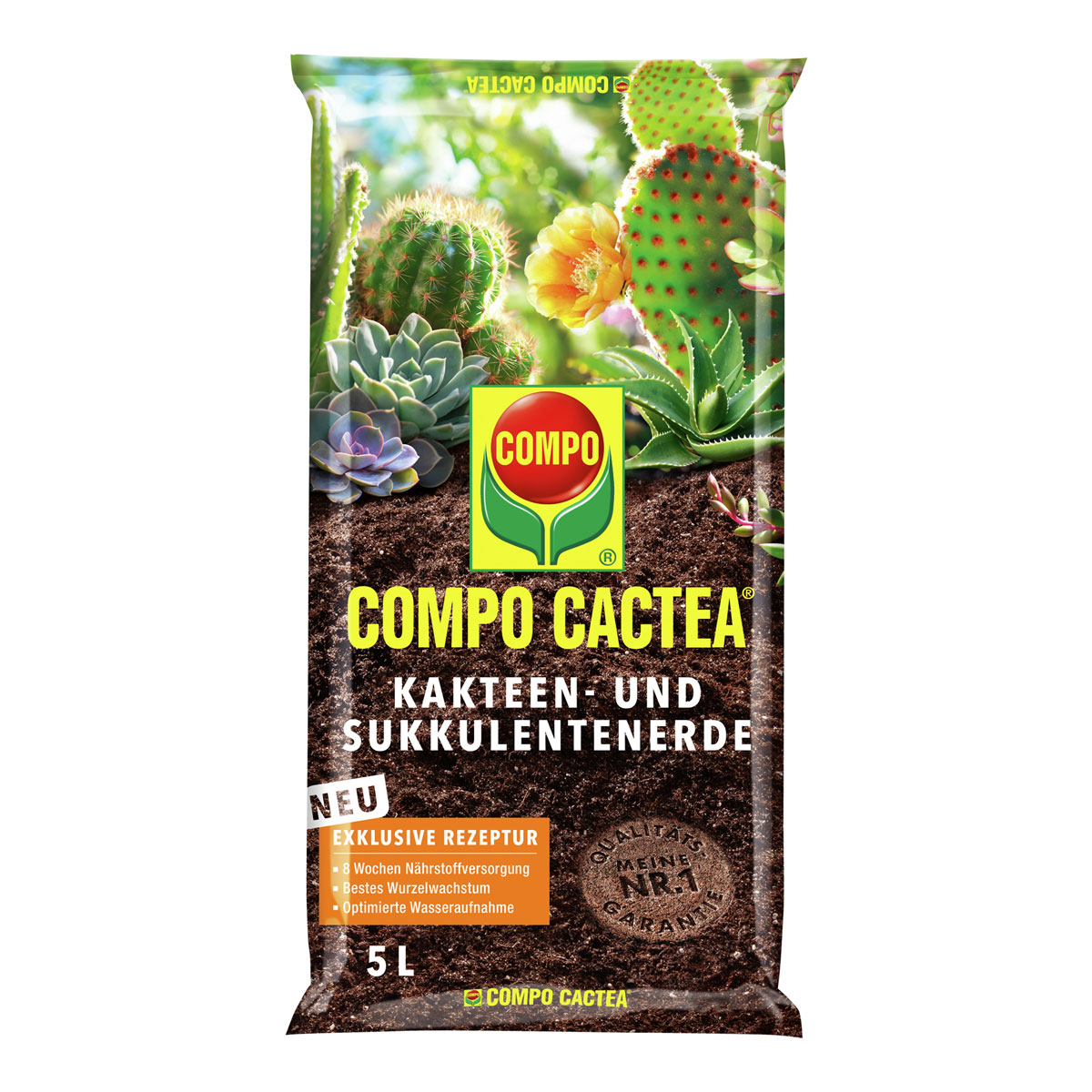 Compo Kakteen- und Sukkulentenerde 5 L