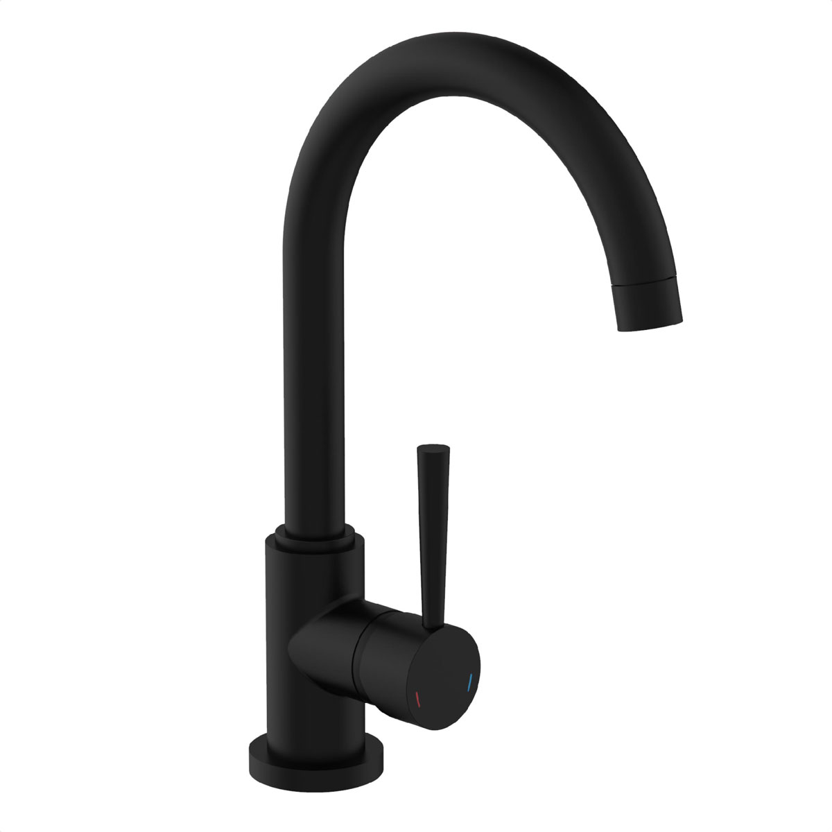 Schütte Spültischarmatur Cornwall Schwarz matt