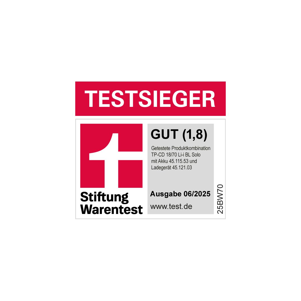 Einhell Akku-Schlagbohrschrauber TP-CD 18/70 Li-i BL - Solo Bild 2