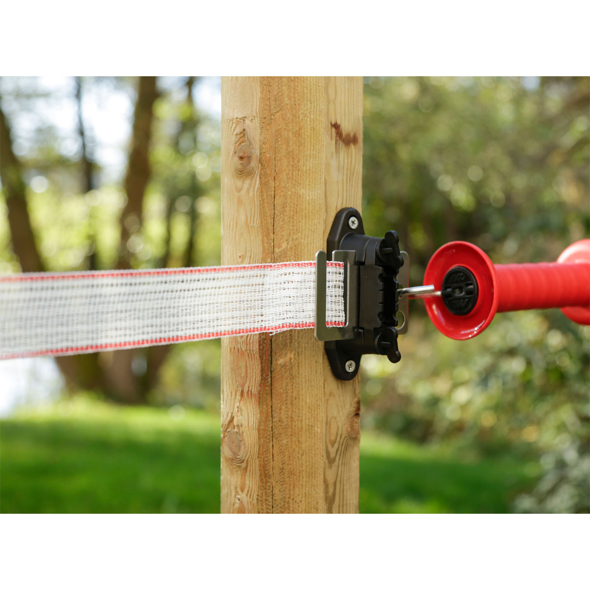 Eck- und Streckenisolator Profi schwarz für 40 mm 10 Stück Bild 2