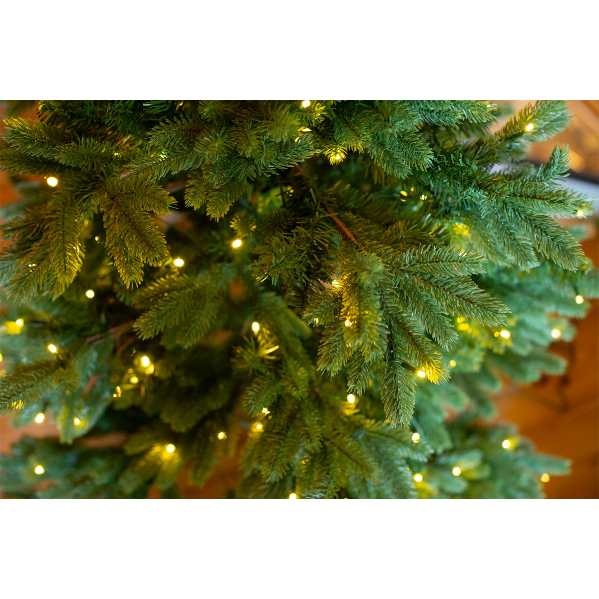 Künstlicher Weihnachtsbaum Roswell Kiefer inkl. LEDs 150 cm Grün Bild 5