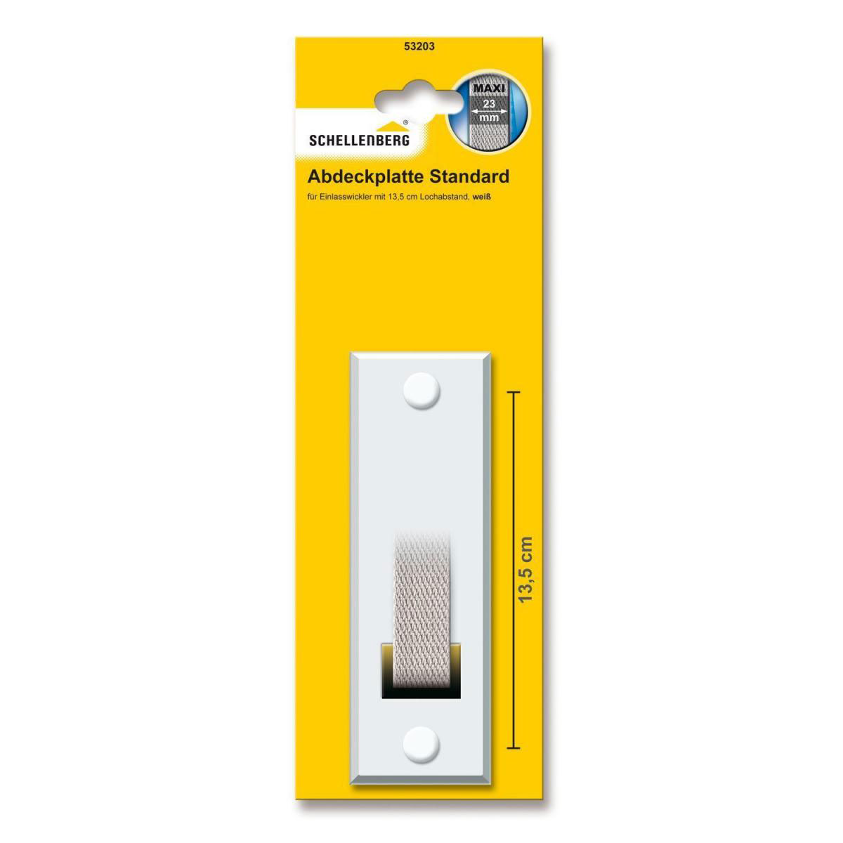 Schellenberg Abdeckplatte weiß Lochabstand 13,5 cm Bild 2