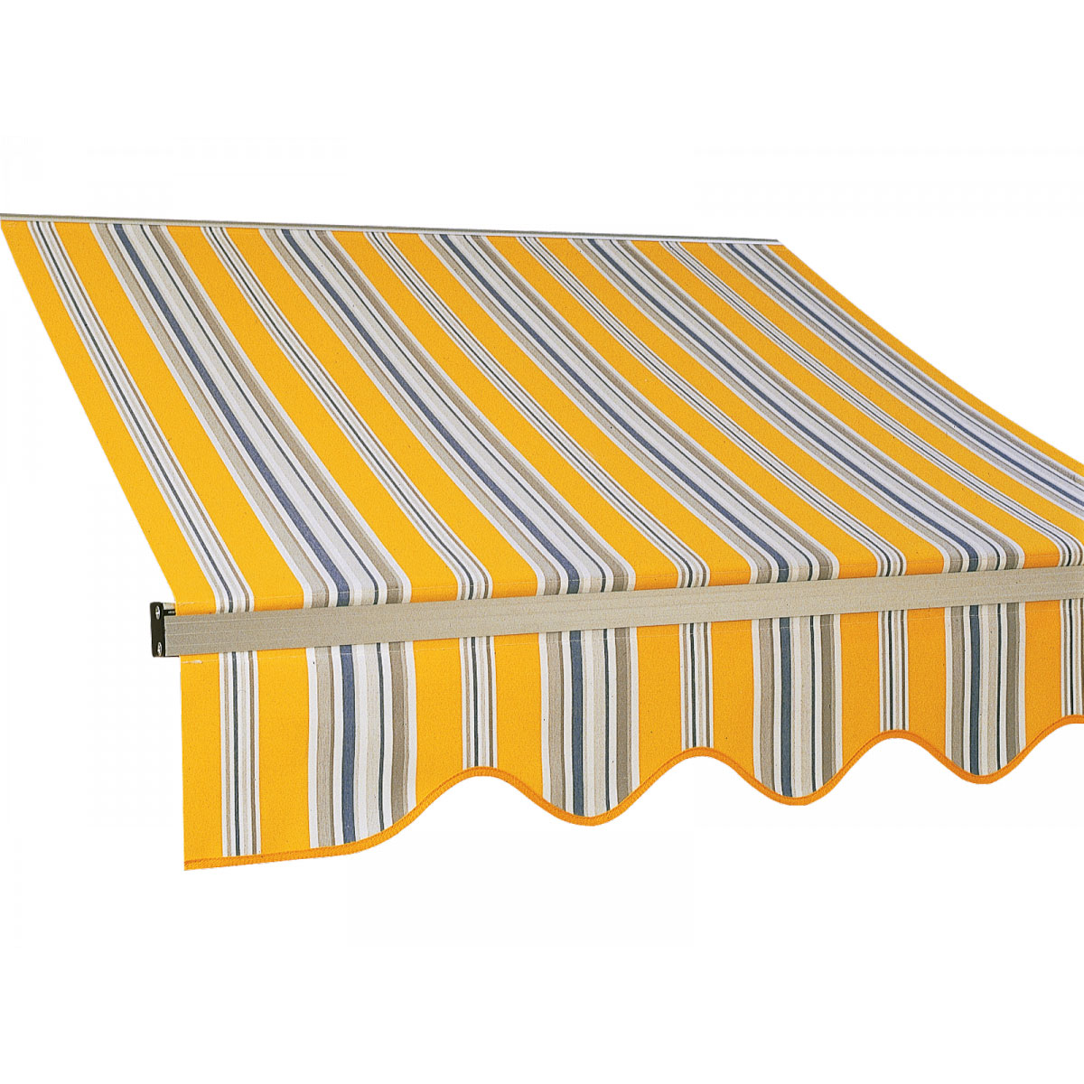 Wismar Gelenkarm-Markise Links Ausfall 250 cm Breite 400 cm