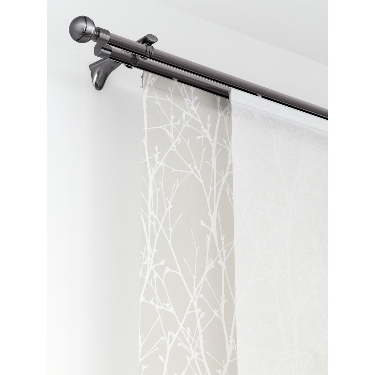 Gardinia  Gardinenstange Chicago mit Innenlauf Durchmesser 16 mm 200 cm titan Bild 5