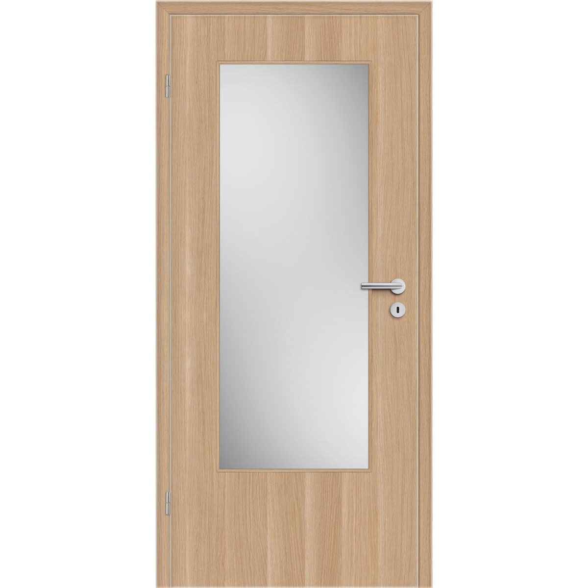 Borne Zimmertür CPL Sonneneiche aufrecht mit Lichtausschnitt 73,5 x 198,5 cm DIN links