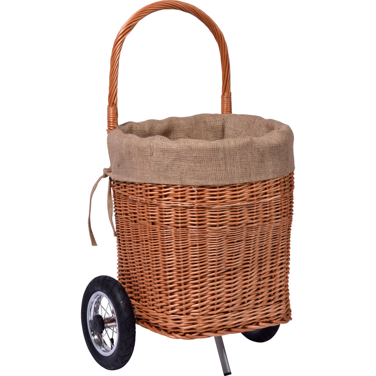 dobar Kaminholzwagen 44 x 93 x 40 cm braun