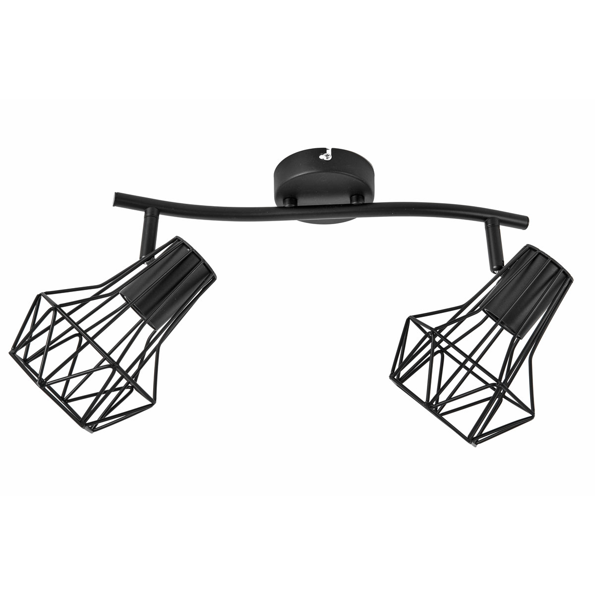 Flector Spotserie Tabea 2-flg schwarz 28,5 x 18 x 18 cm Bild 1