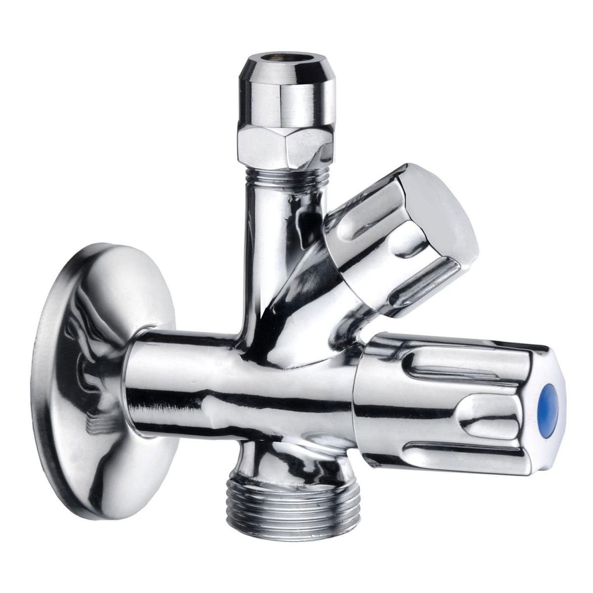 Maschinen-Eckventil 3/8" chrom