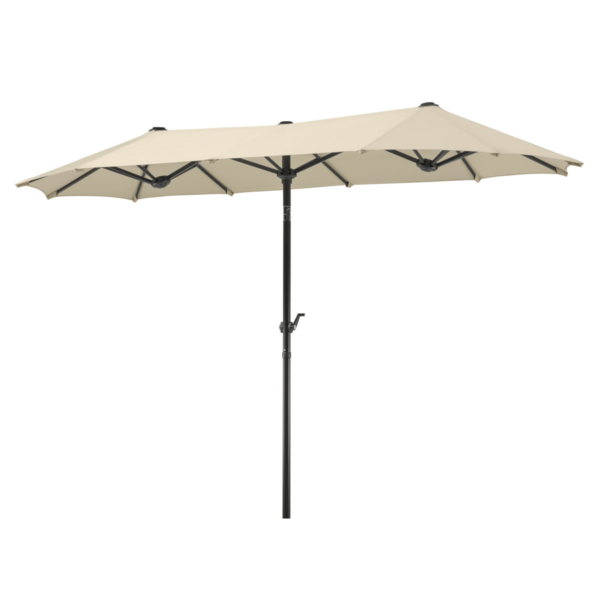 Schneider Schirme Sonnenschirm Salerno 300 x 150 cm Natur