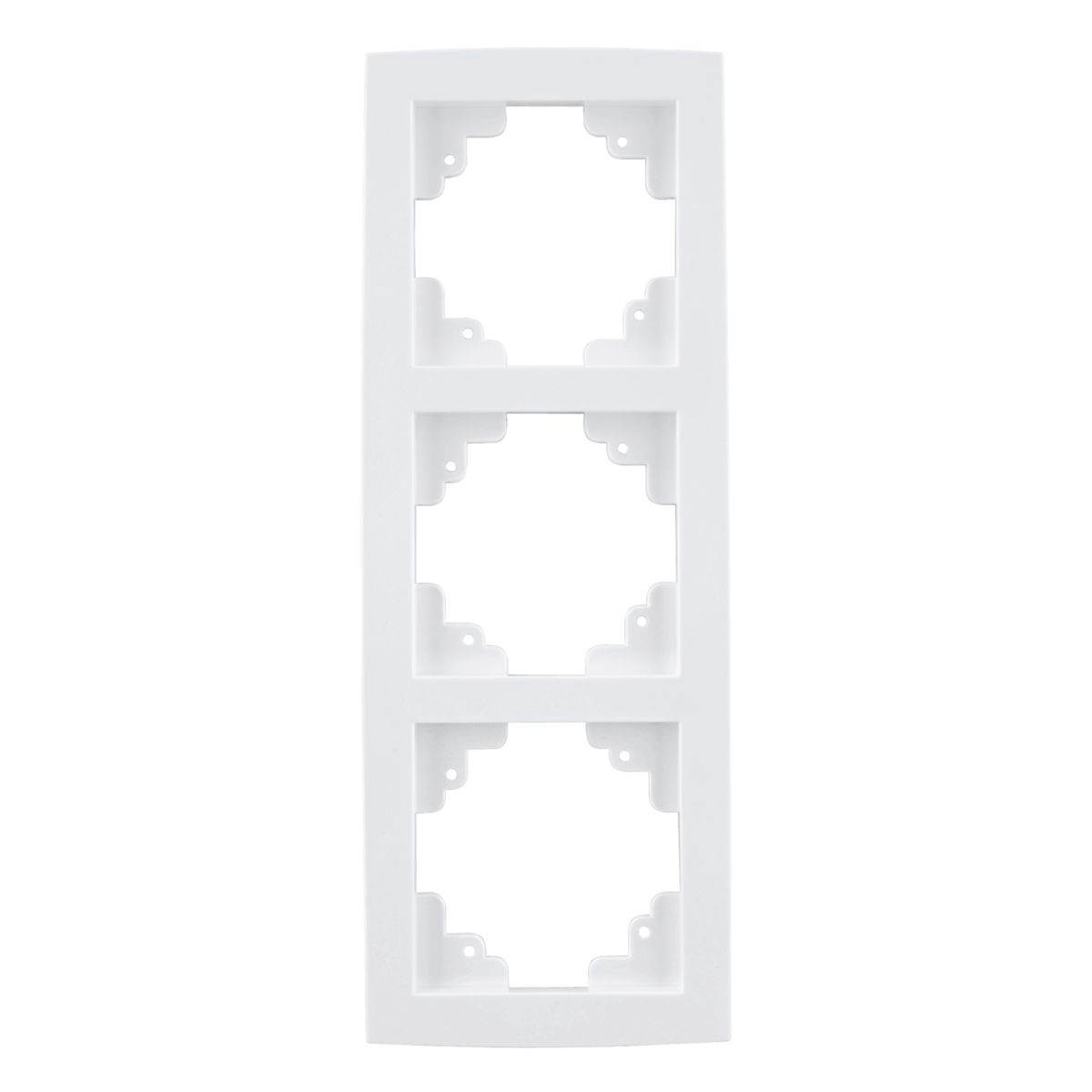 Unitec Abdeckrahmen 3-fach ultraweiß Imola