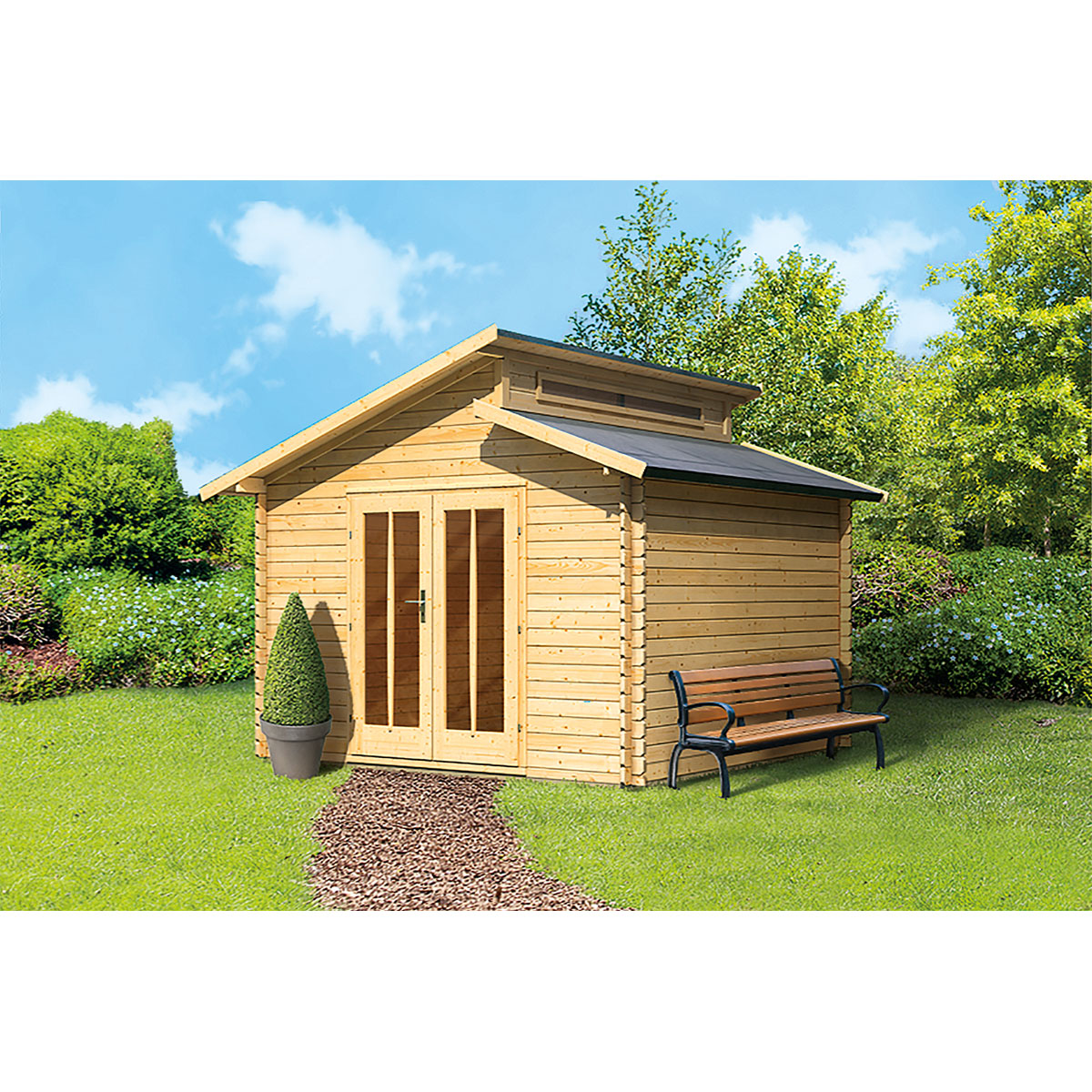 Vincent 2in1 Holzschutzlasur Palisander 4,8 L Bild 3