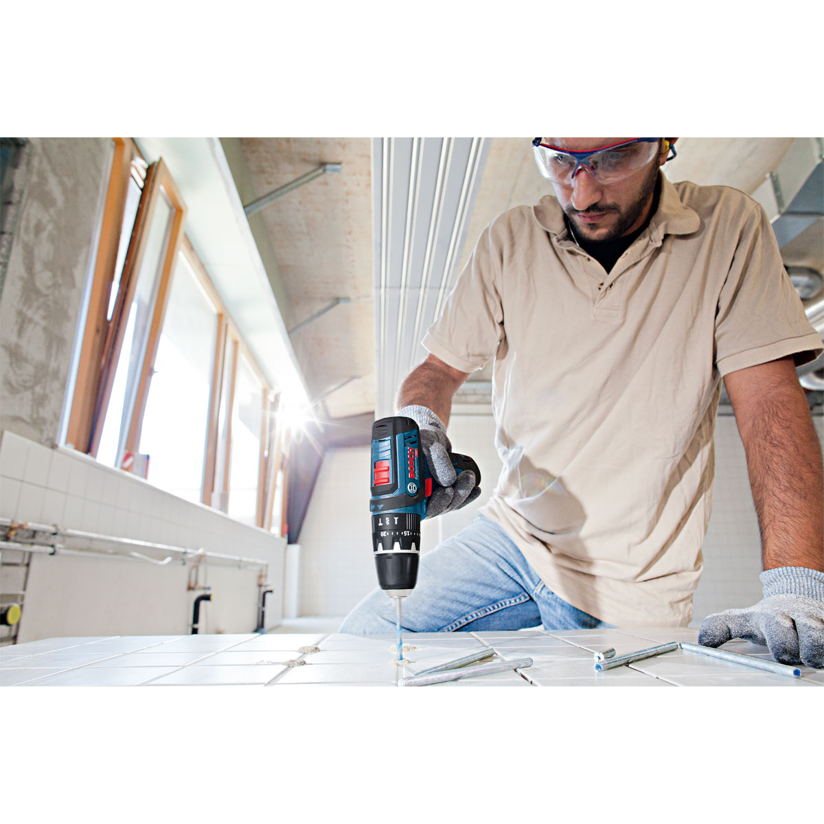 Bosch Professional  Akkuschrauber-Set GSR 12V 15 4-teilig Bild 5