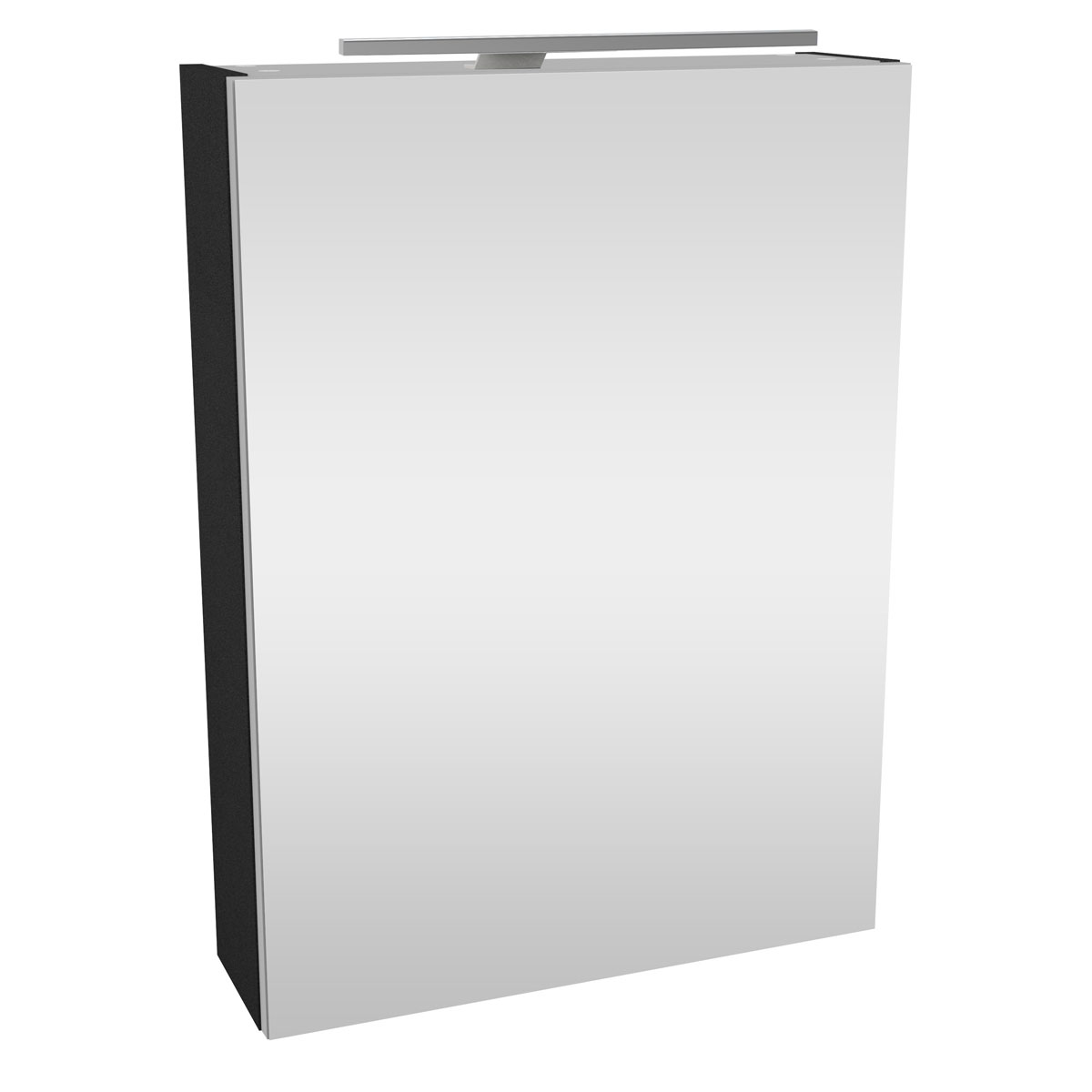 Fackelmann  Gäste-WC Spiegelschrank links SBC 500 x 680 x 153 mm anthrazit Bild 1