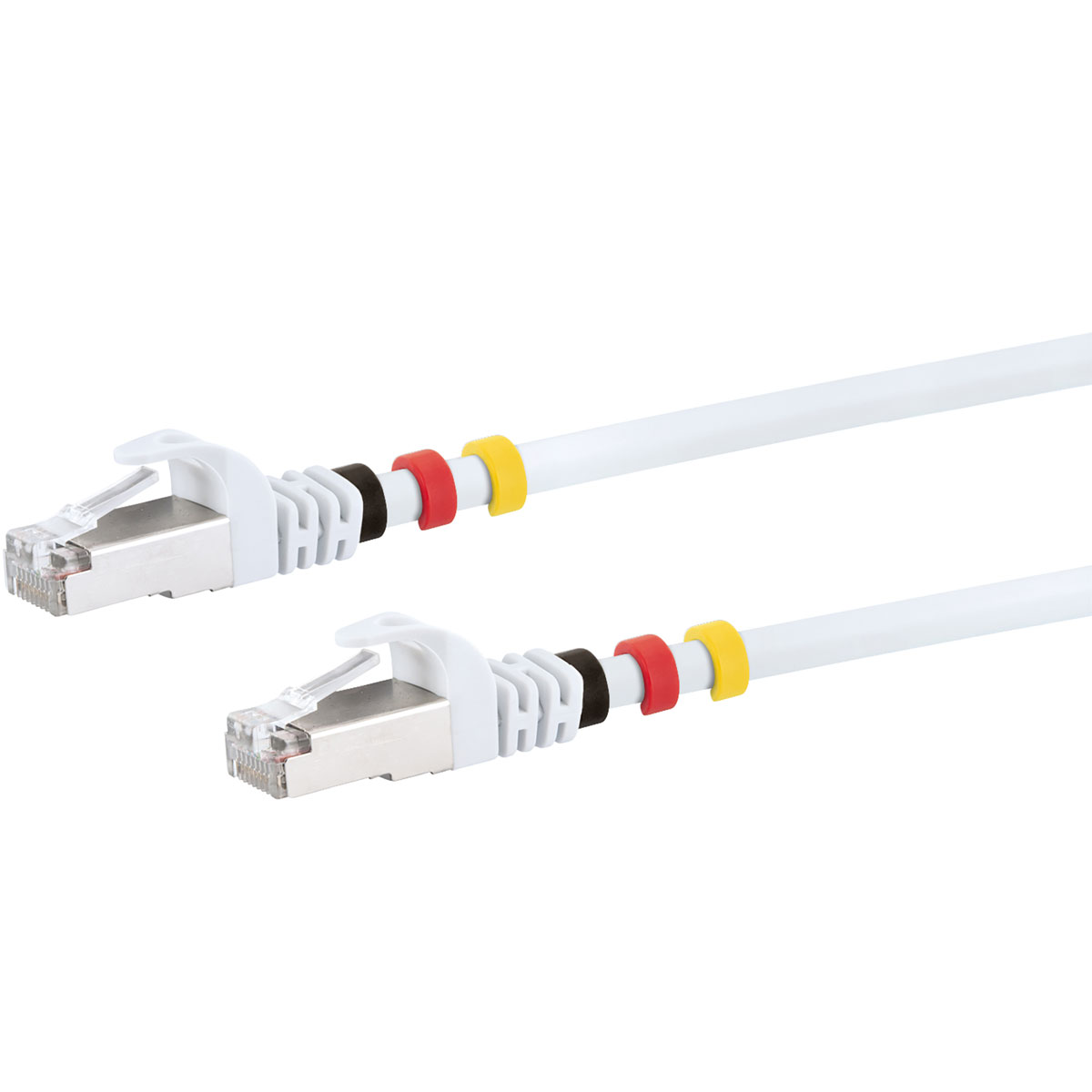 Schwaiger  Netzwerkkabel CAT7 2,5 m weiß Bild 2