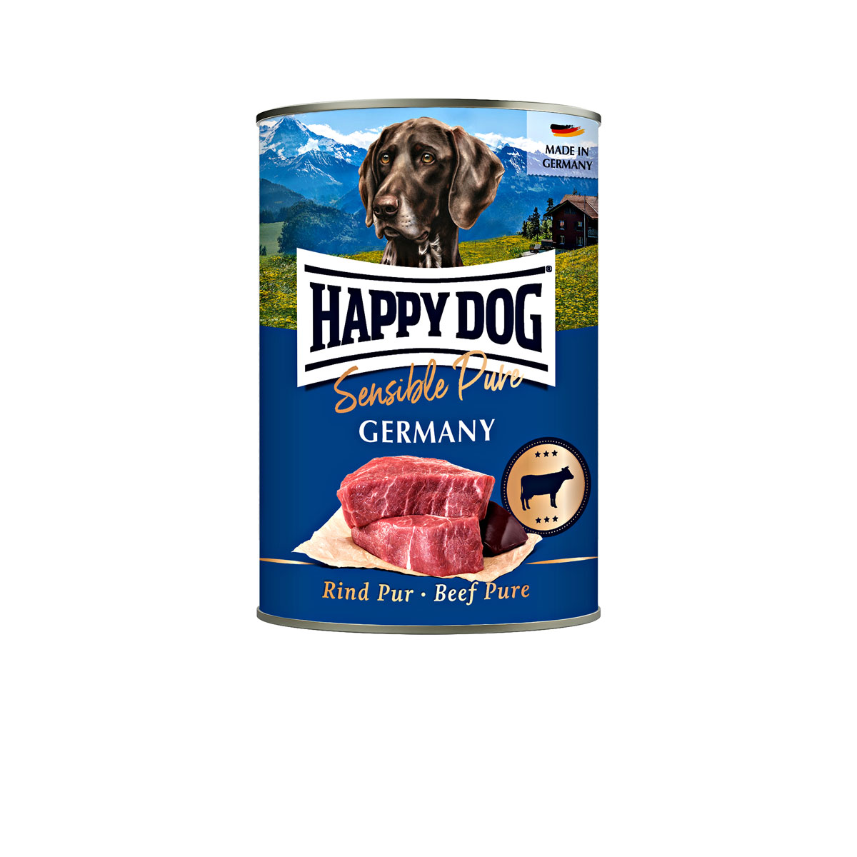 Happy Dog Nassfutter Sensible Pure Germany Rind pur 400 g