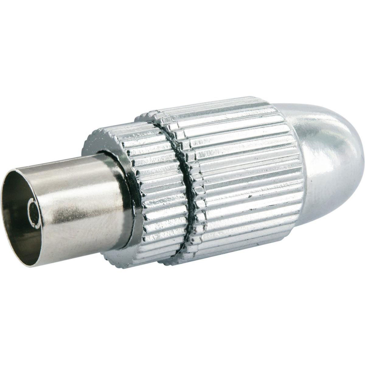 Schwaiger High-Quality IEC-Koax-Buchse silber