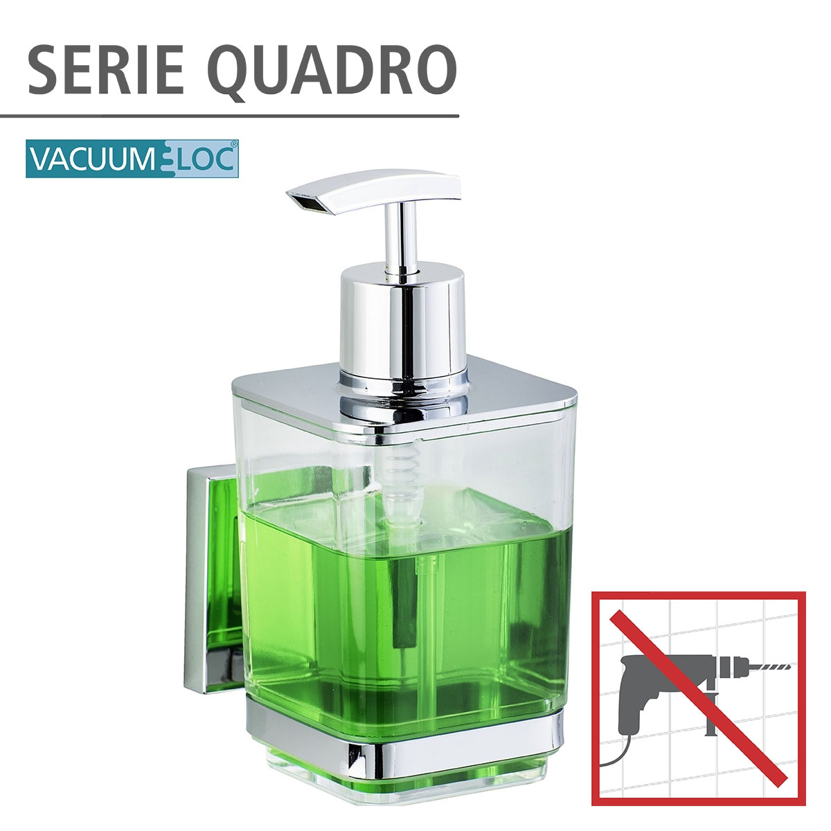 Wenko Vacuum-Loc Seifenspender Quadro Bild 2