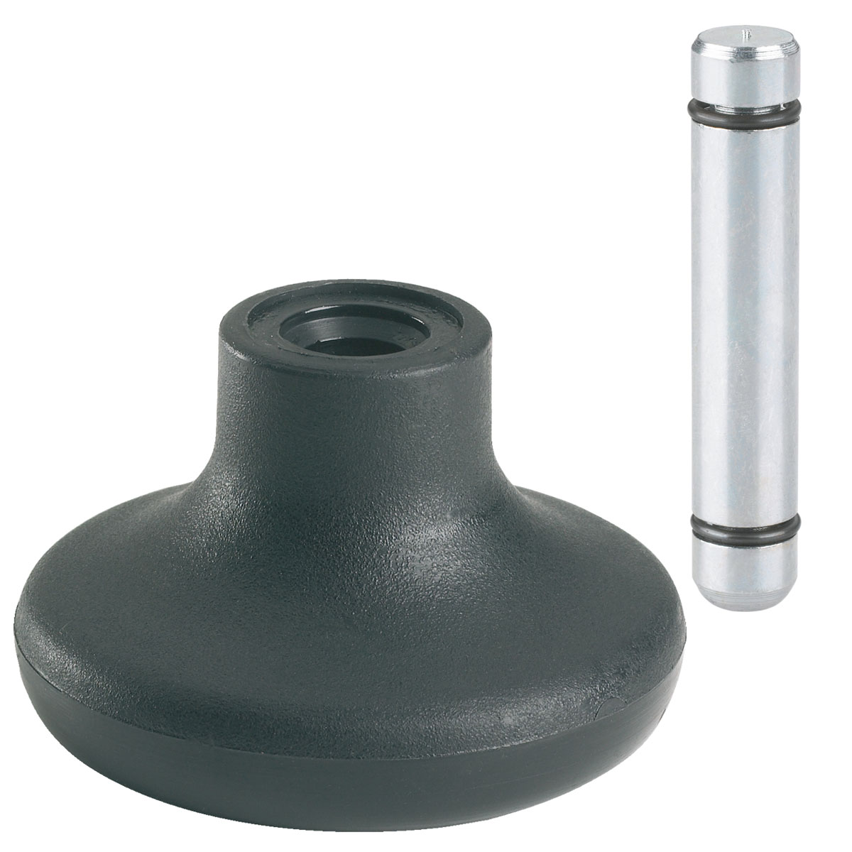 Dörner + Helmer Möbelgleiter mit Stift 50 mm 12 Stück