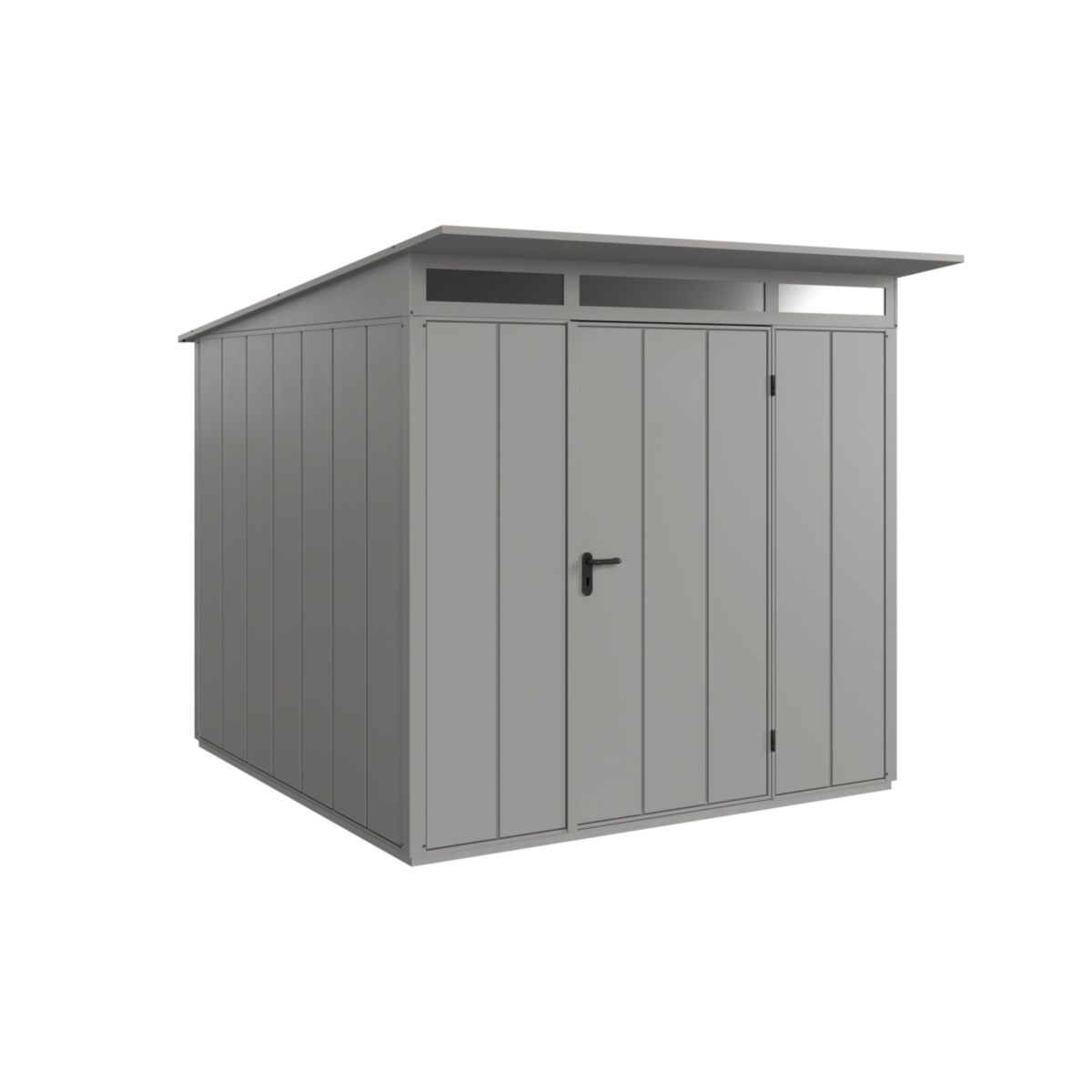 EcoStar  Gerätehaus Elegant-PTyp 2RAL9007 1 flg