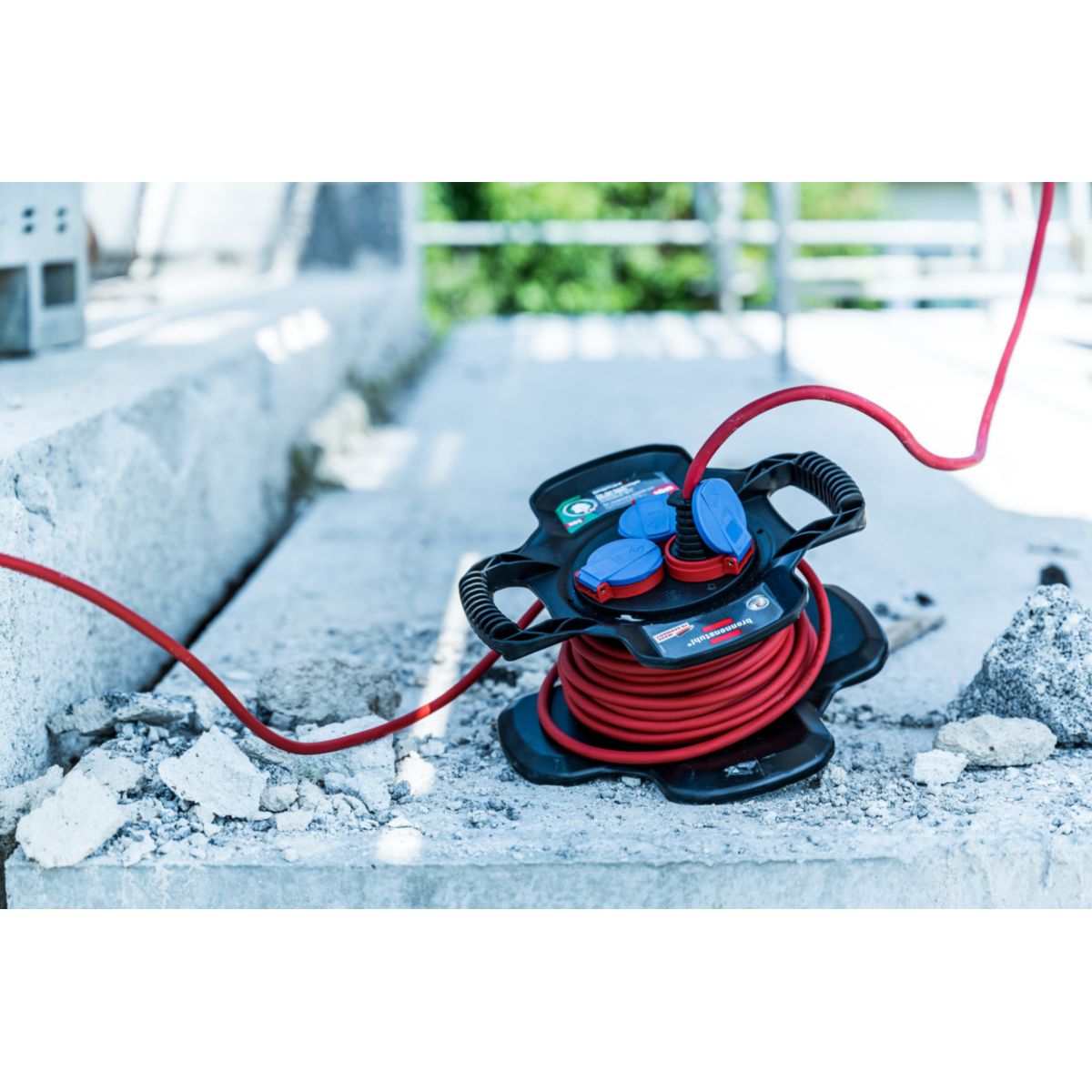 Brennenstuhl Gummi-Kabelhaspel X-Gum BREMAXX-Kabel 10m Bild 2