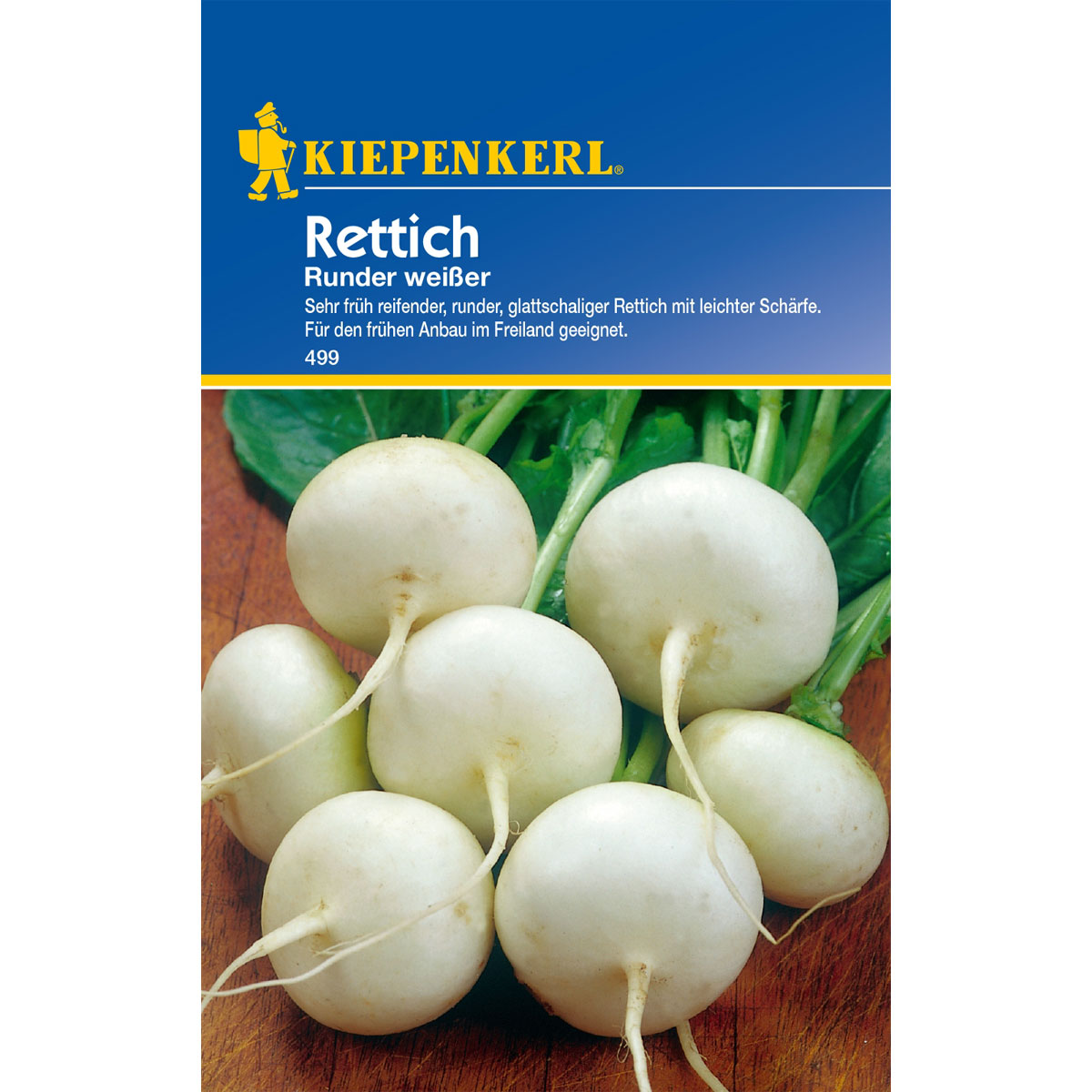 Kiepenkerl Rettich Runder weißer Bild 1