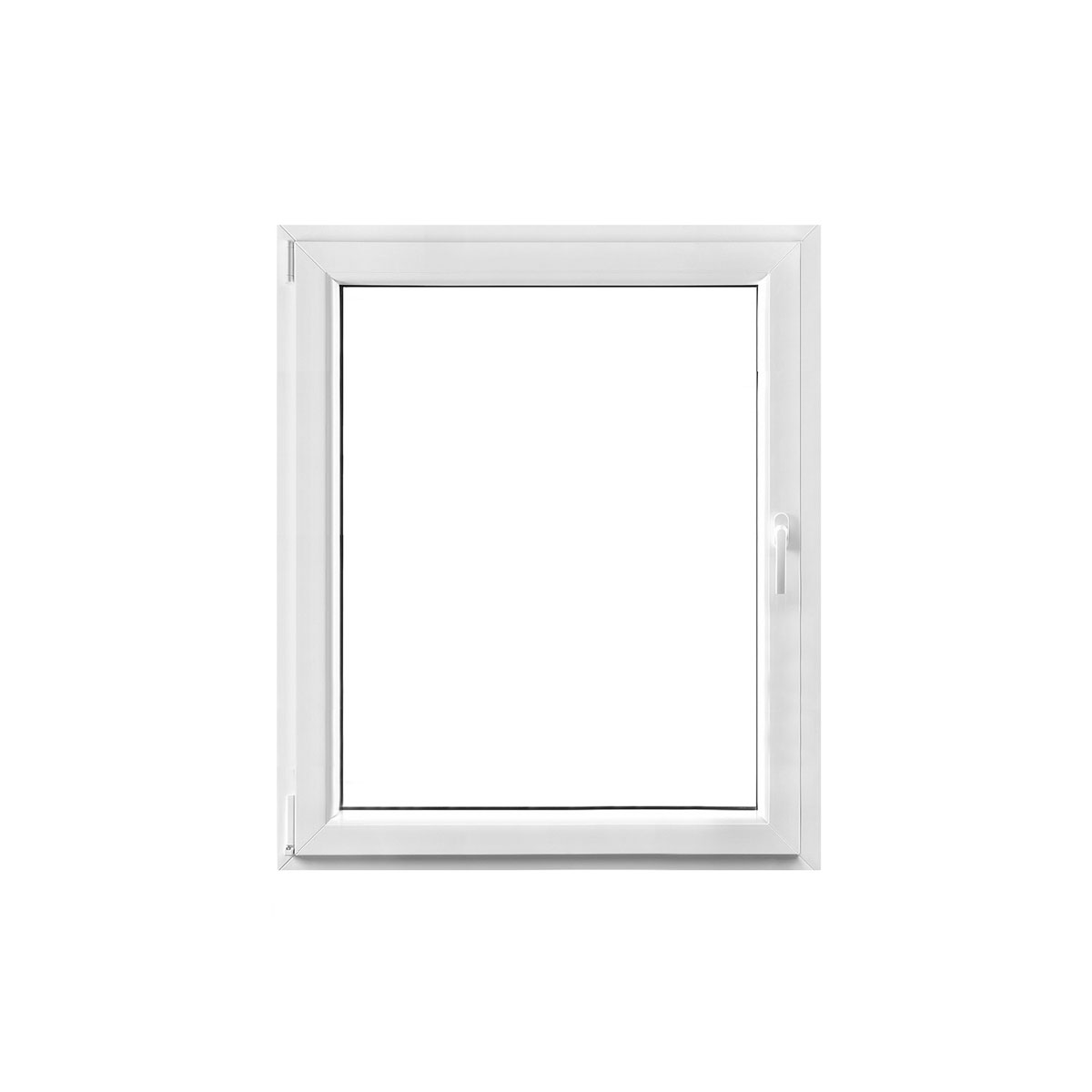 Wärmeschutzfenster Q 71 Premium Serie 2-fach Verglasung weiß 50 x 50 cm