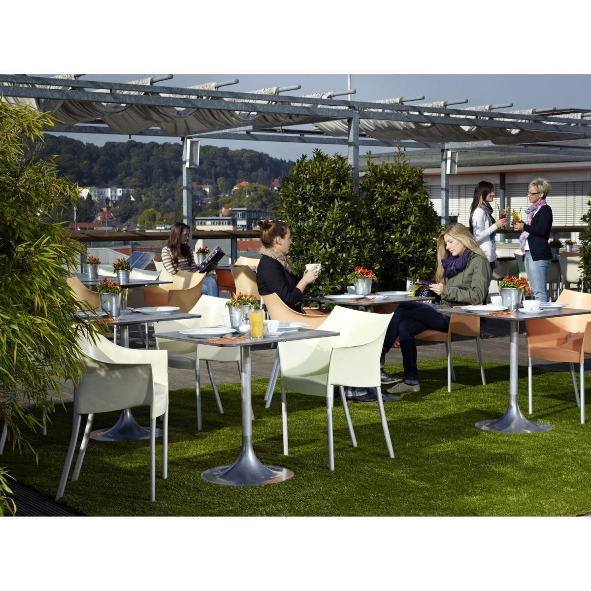 Rasen Deluxe Kunstrasen Sansibar rund 75 cm Bild 7