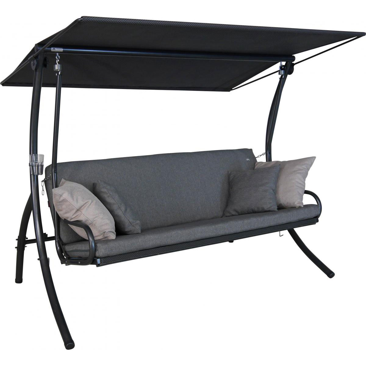 Angerer Freizeitmöbel GmbH Hollywoodschaukel 3-Sitzer Elegance Smart stone