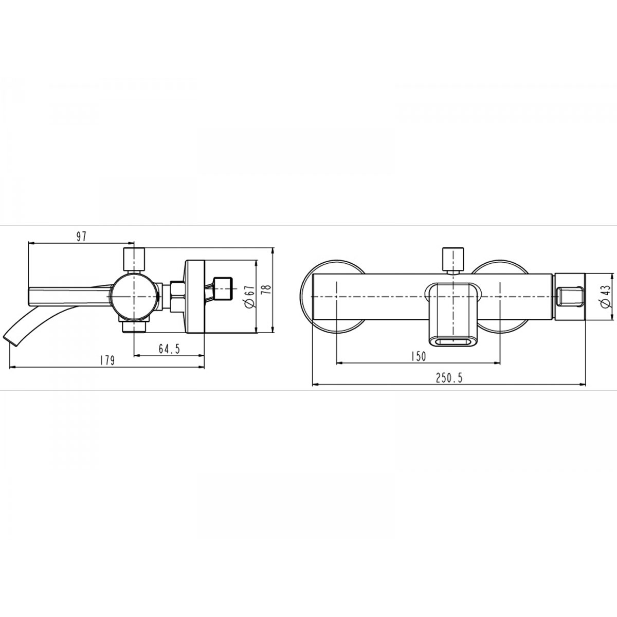 Valblue Badewannenarmatur California Bild 2