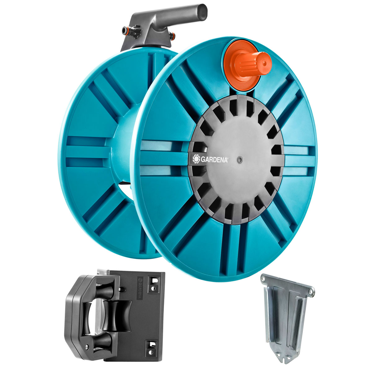 Gardena  Wand-Schlauchtrommel Classic 60 mit Schlauchführungsrolle Bild 1