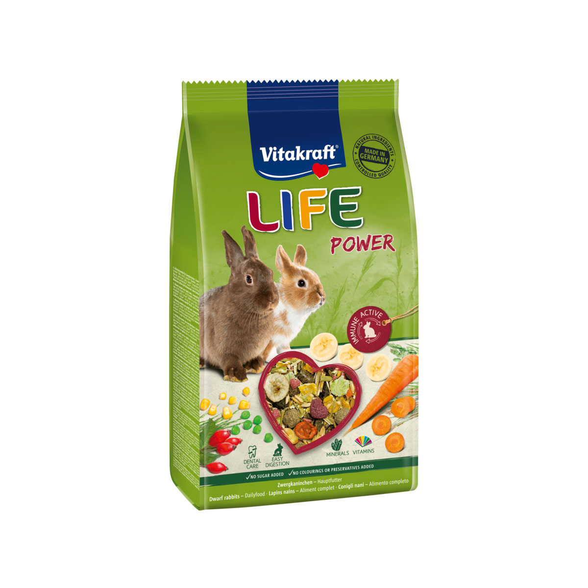 Vitakraft Life Power 600g Zwergkaninchen