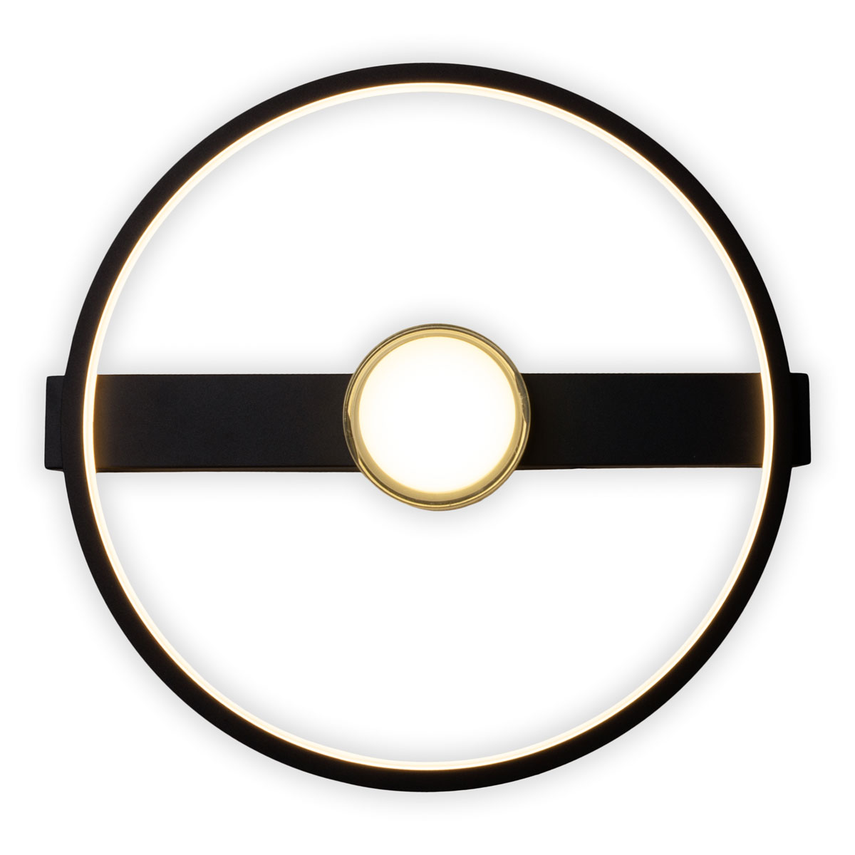 Naeve LED DL Cimo Metall/KS schwarzLxBxH 40x38,5x8cm dimmbar Bild 4