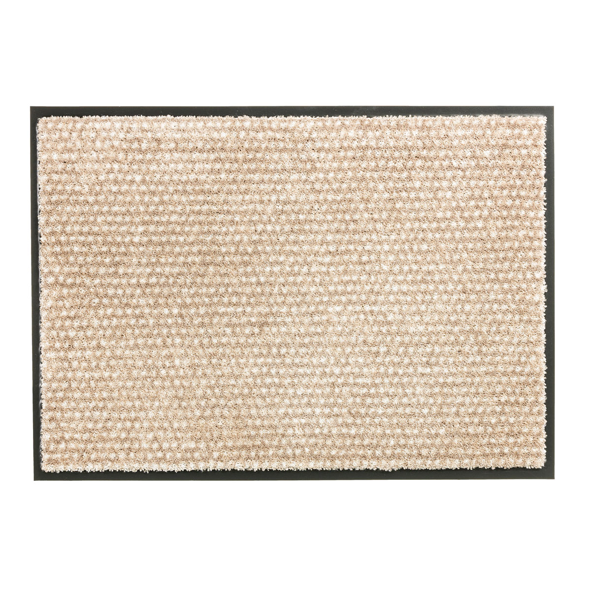 Schöner Wohnen Schmutzfangmatte „Miami“, Punkte beige, 67x100 cm