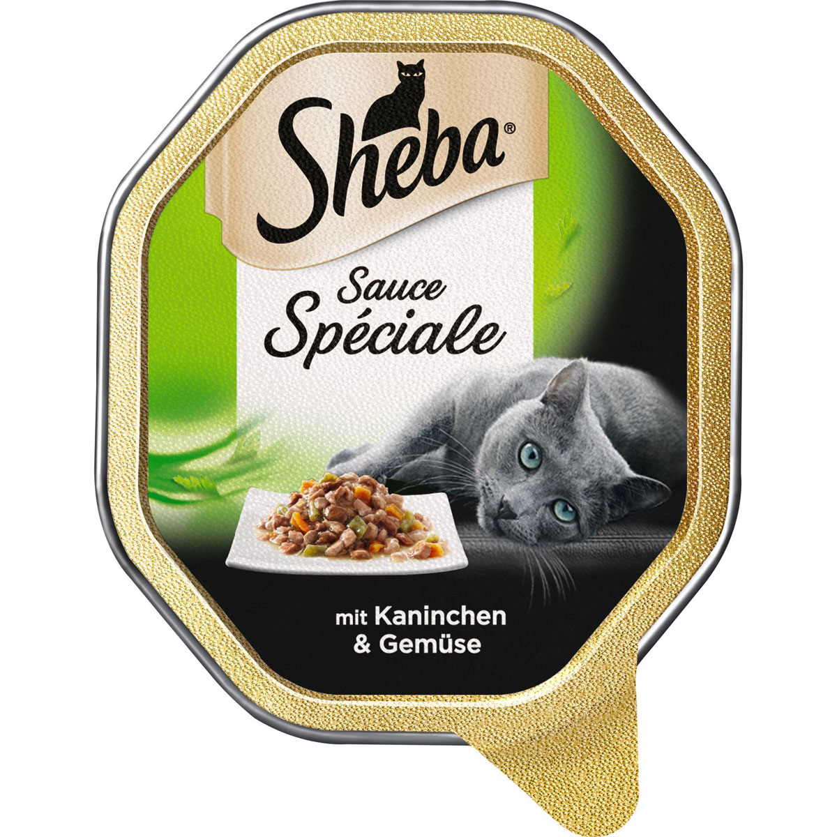 Sheba Schale Speciale mit Kaninchen und Gemüse 85g