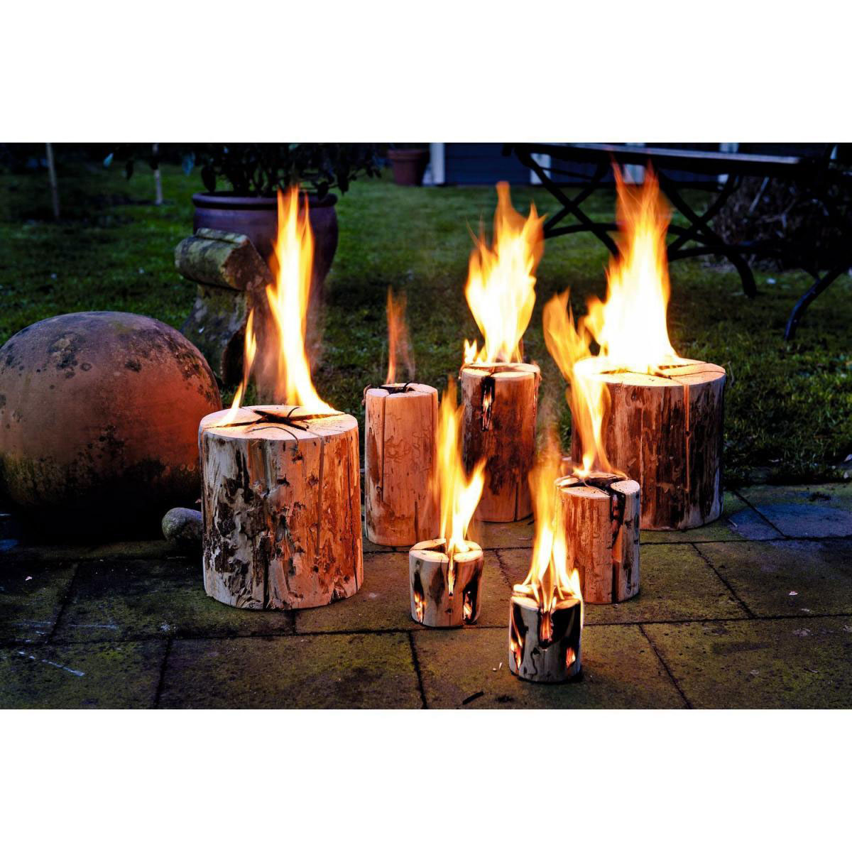 Schwedenfeuer Durchmesser 12-15 cm Höhe 15 cm Bild 2