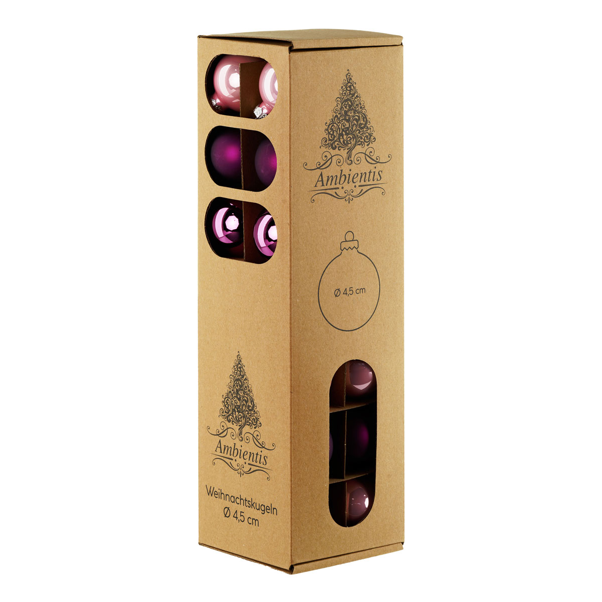 Ambientis Glaskugeln 4,5 cm lila Mix Bild 4