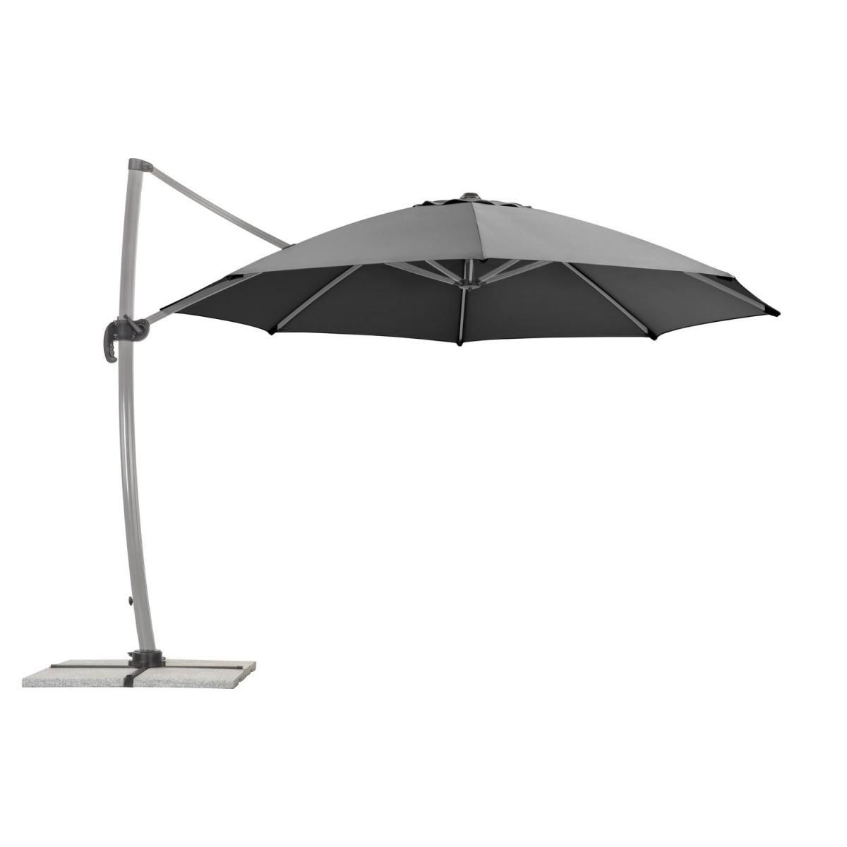 Schneider Schirme Ampelschirm Rhodos Rondo 350 cm Anthrazit