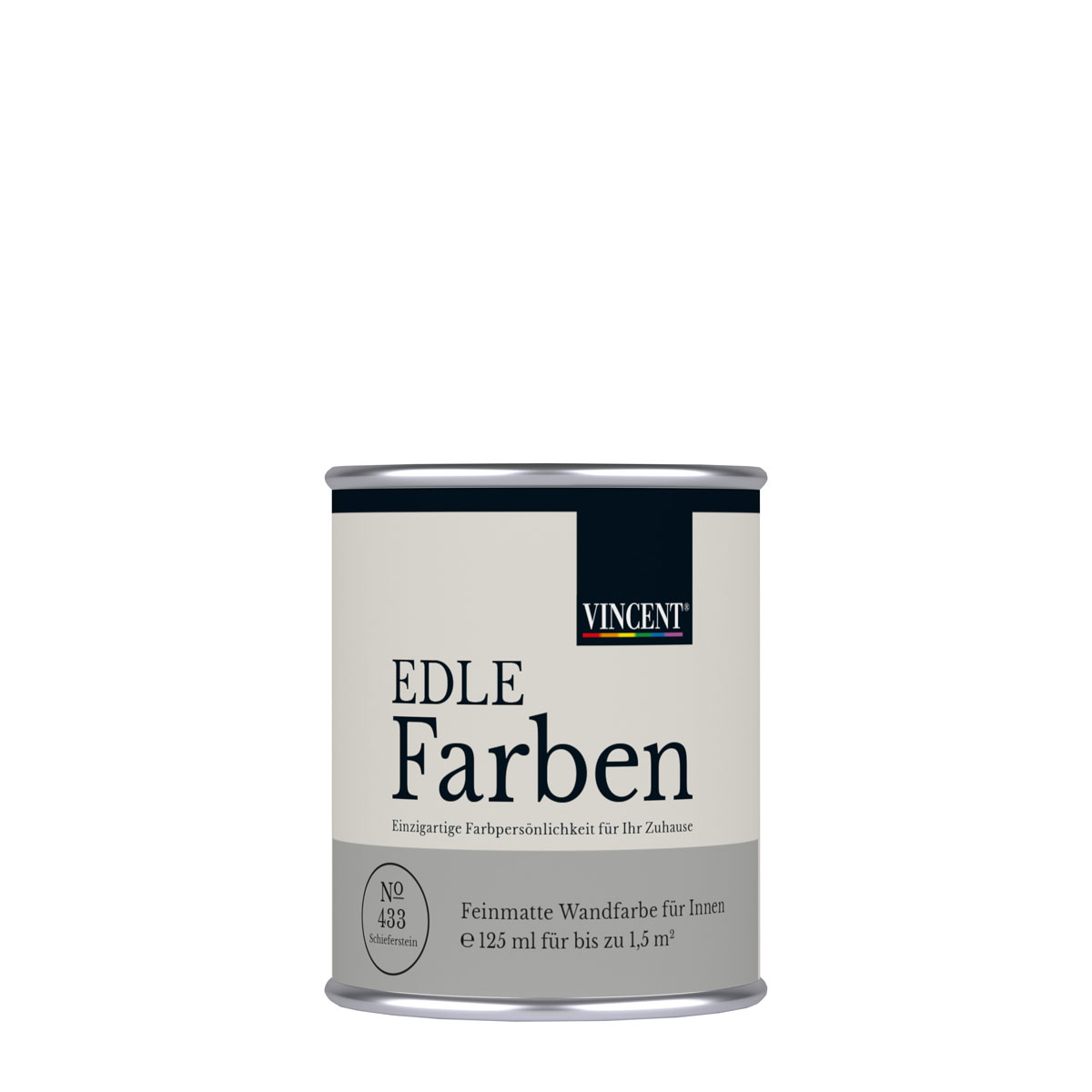 Vincent Wandfarbe EDLE Farben Schieferstein matt 0,125 L