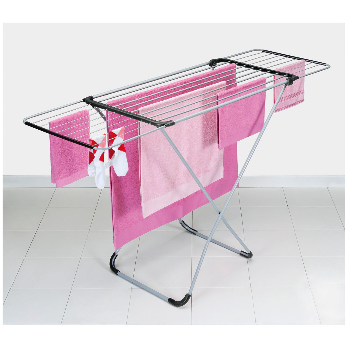 Metaltex Wäschetrockner Corfu 100/176 x 98 x 56 cm silber Bild 4