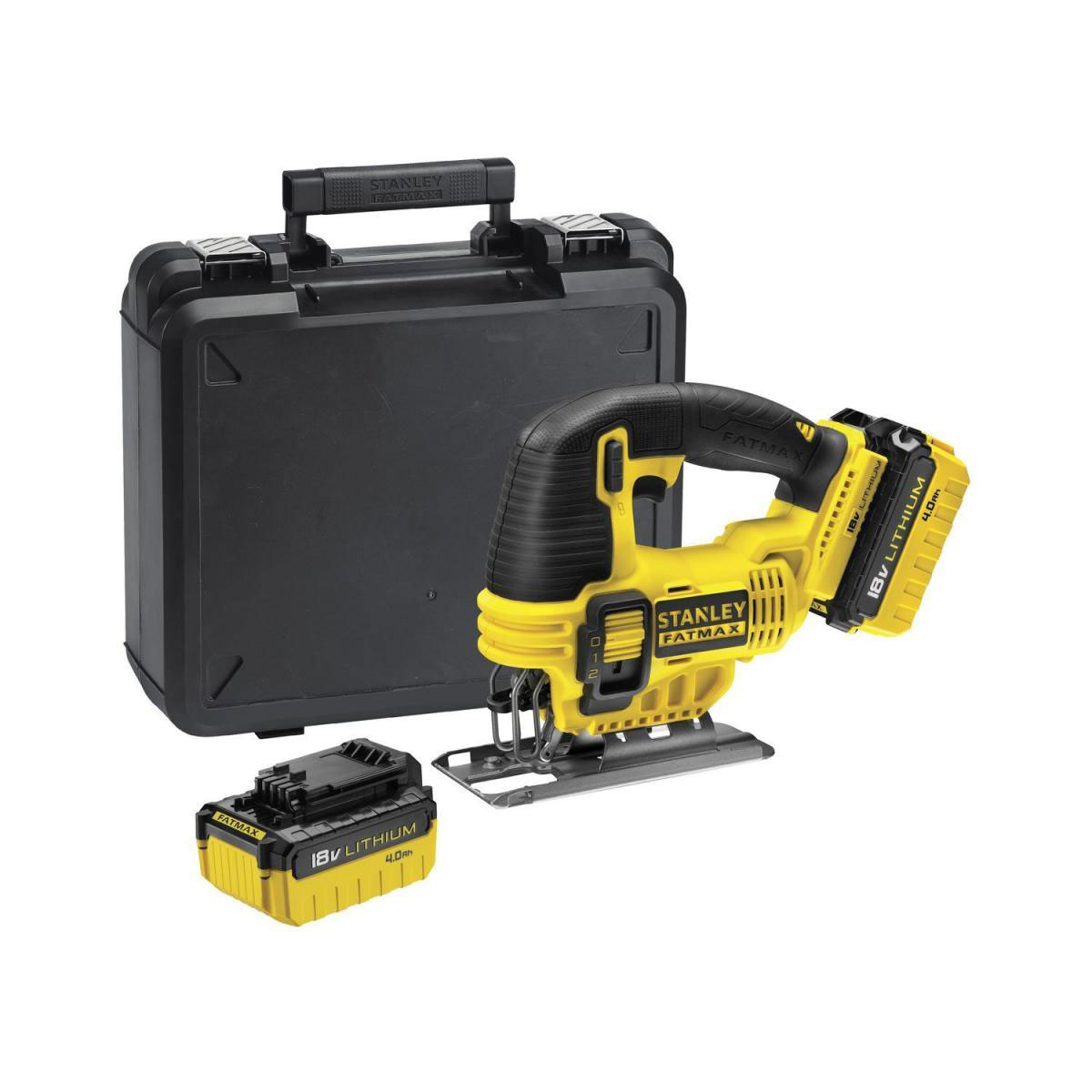 Stanley 18 V 4 Ah Pendelhubstichsäge 2 Akkus Bild 1