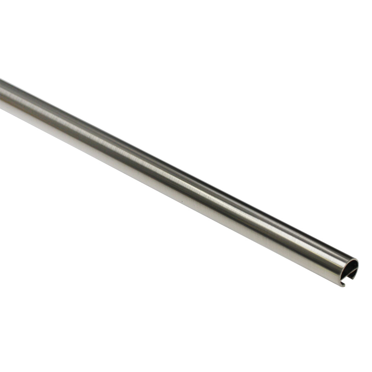 Gardinia Gardinenstange Memphis mit Innenlauf Durchmesser 16 mm 160 cm Edelstahl-Optik