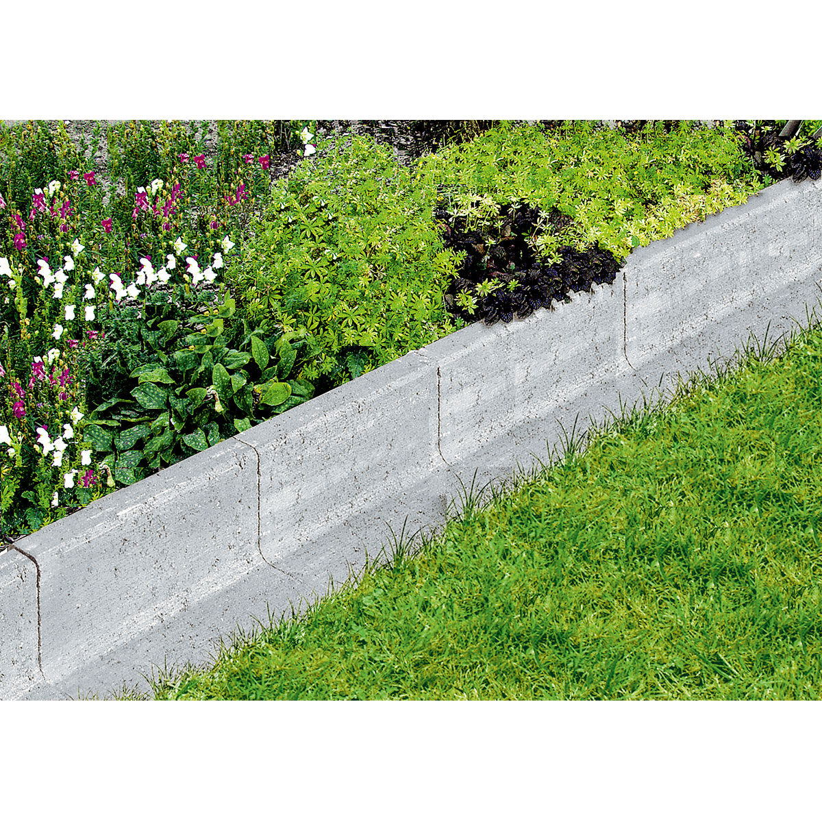 Lusit  Rasenkante Mähbord 15 x 15 x 24,4 cm grau Bild 3