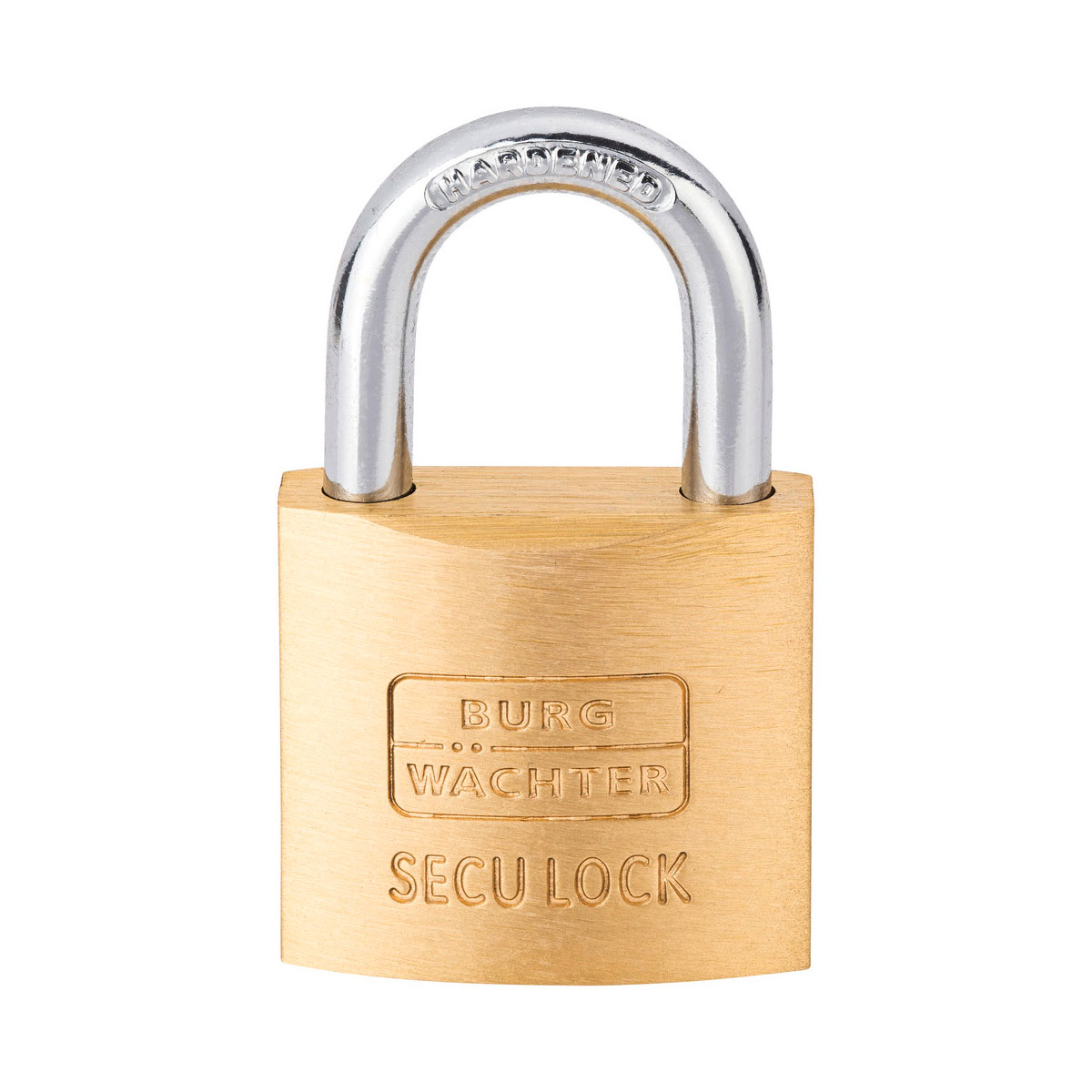 Burg Wächter Vorhängeschloss-Set Quadro 405 30 GL 28,9 x 48,9 x 11,8 mm Messing Bild 4