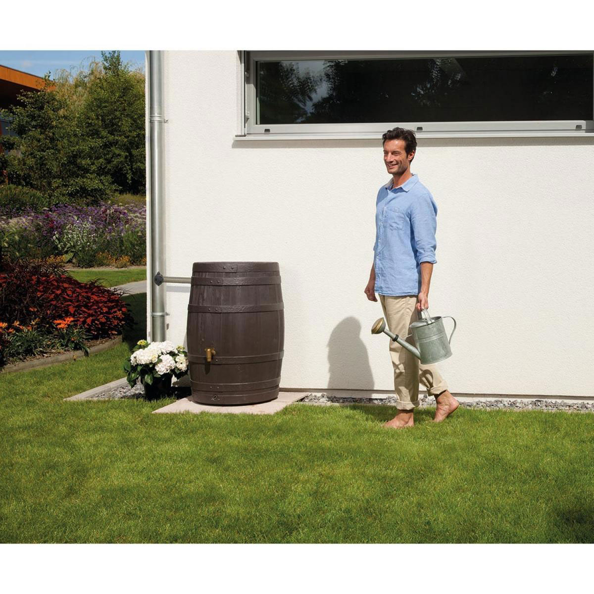 4rain Regenfass VINO 400 L dunkelbraun Bild 4